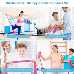 TPE Resistance Bands for Strength Training Yoga Pilates