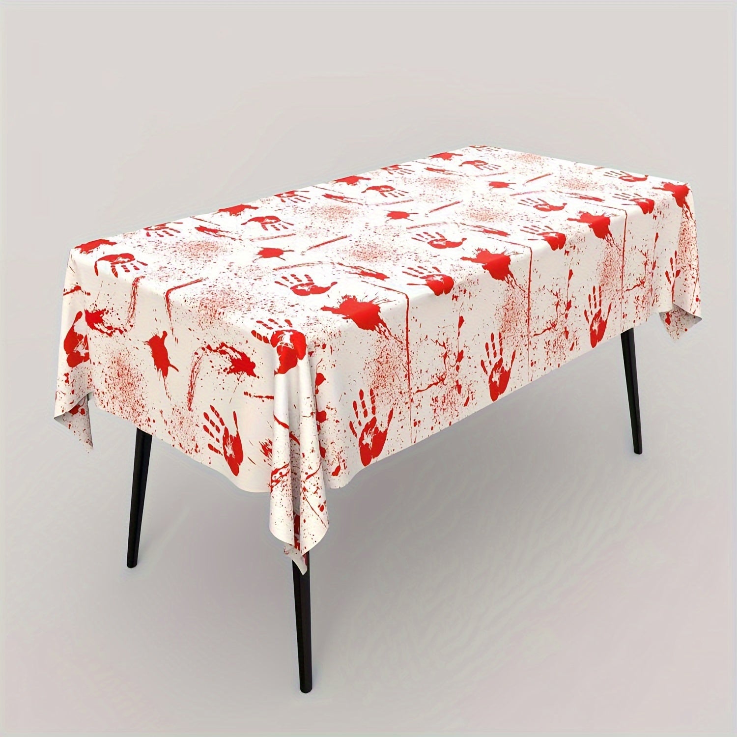 Halloween Disposable Party Aluminum Foil Tablecloth Pumpkin Tablecloth