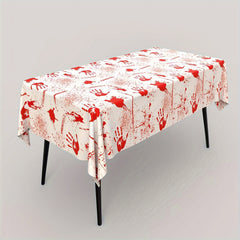 Halloween Disposable Party Aluminum Foil Tablecloth Pumpkin Tablecloth