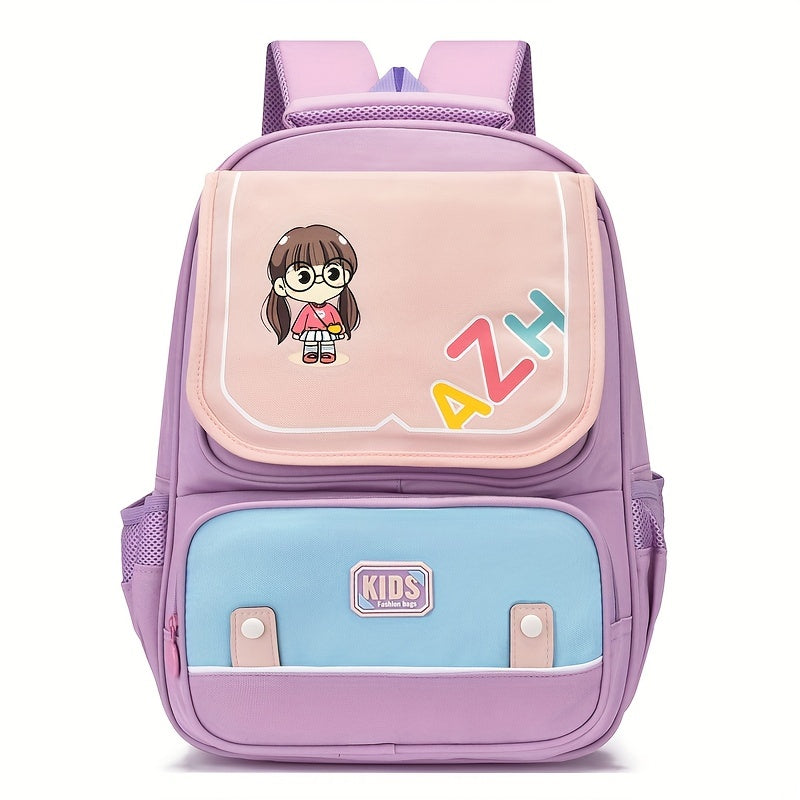 Kids Cartoon Schoolbag - Large Capacity Backpack