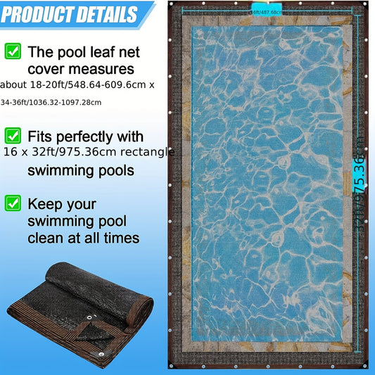 Pool Leaf Net Cover Fine Mesh Pool Screen Cover Pond Net