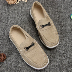 Boys' Slip On Loafer Shoes Lightweight Non Slip Flat Shoes