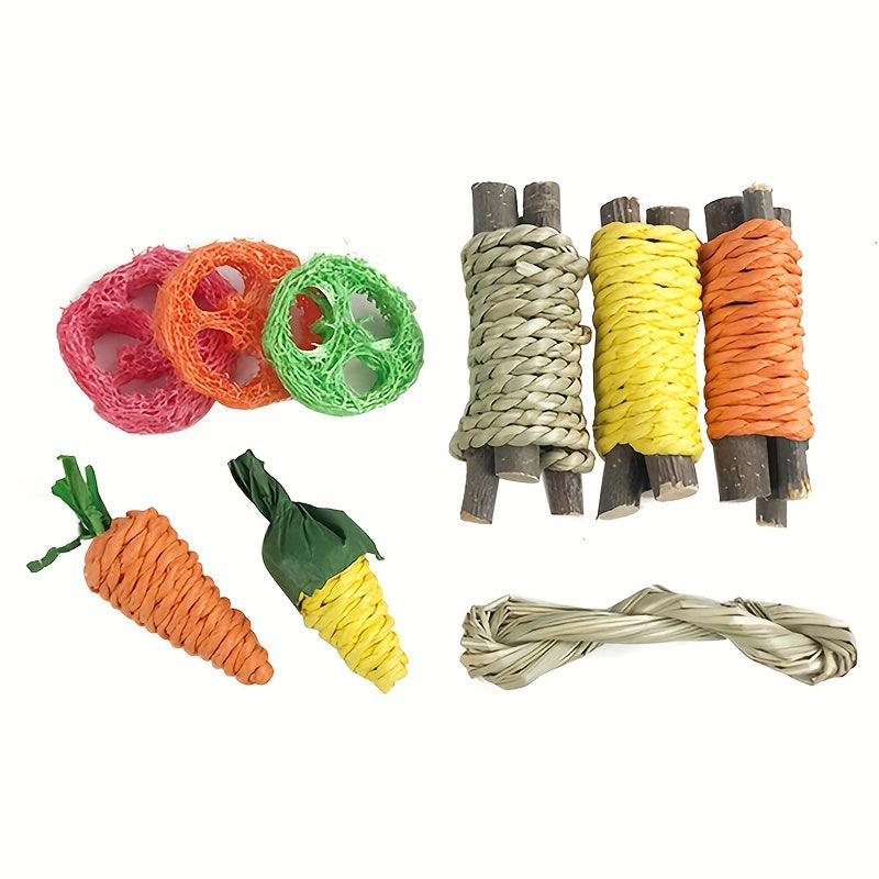 Small Animal Chew Toys For Rabbit Bunny Hamster Chinchillas