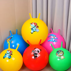 Kids' Bouncing Ball with Handle for Indoor & Outdoor Play