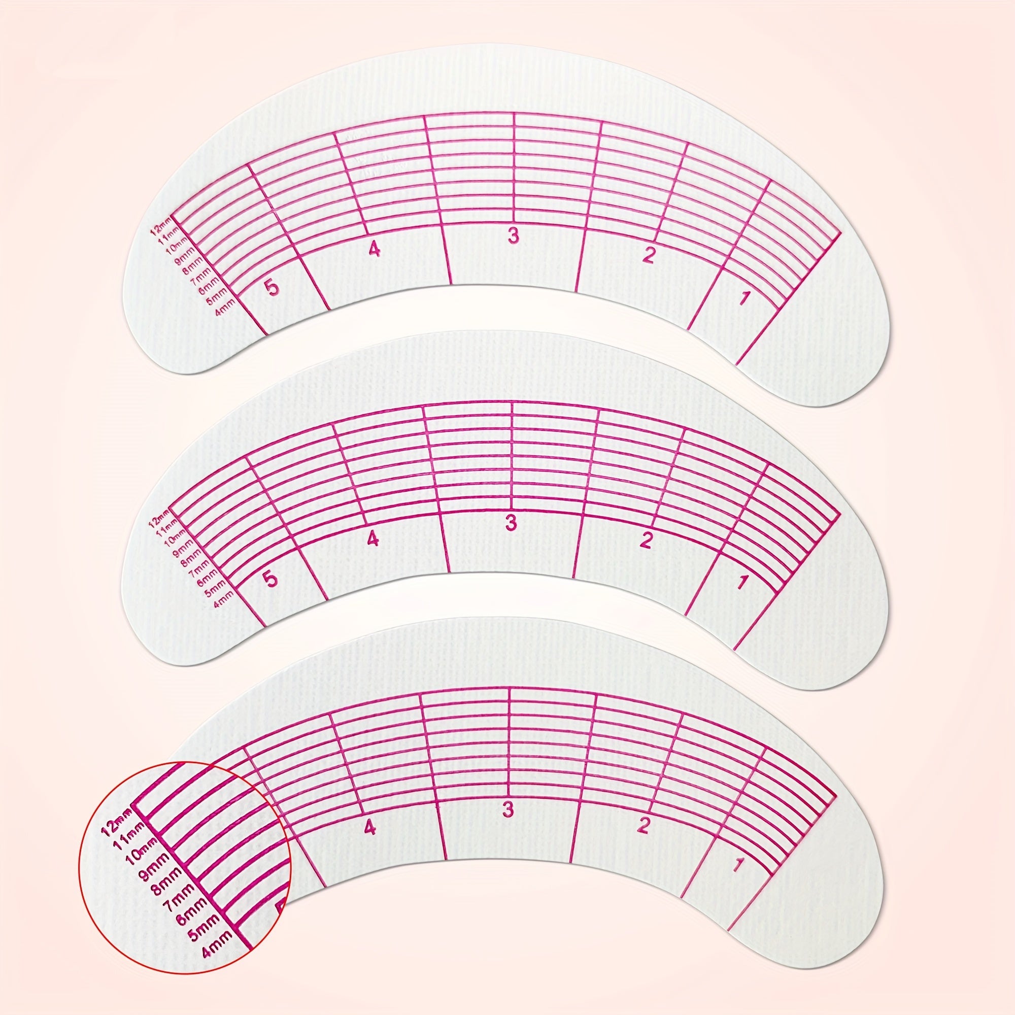 35 Pairs Lash Mapping Stickers for Eyelash Extensions