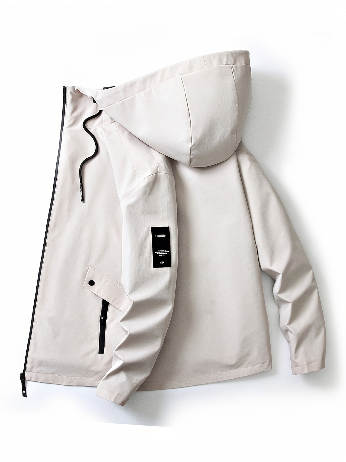 Men's Classic Hooded Windbreaker Jacket