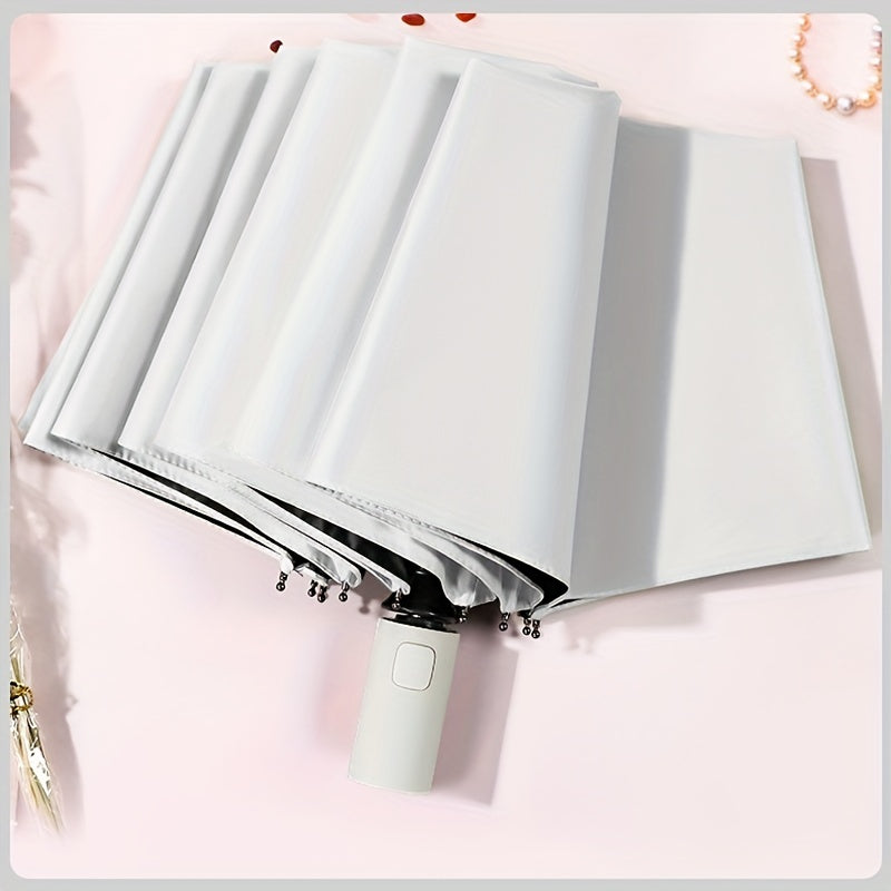 Ten Ribs Auto Open Close Travel Umbrella