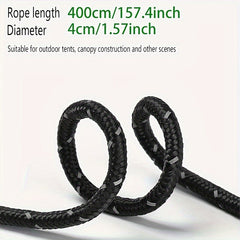 6pcs Reflective Camping Rope with Tensioner for Tarp Camping