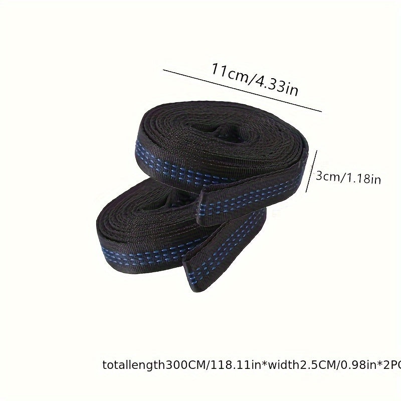 2pcs Outdoor Hanging Rope Camping Lantern Clothesline Strap