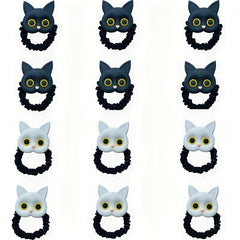 Cartoon Cat Hair Tie Sweet Animal Hair Rope Ponytail Holder