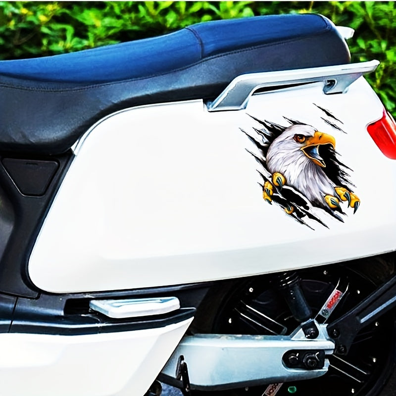 Eagle Car Styling 3D Cartoon Motorcycle Sticker Vinyl Car Body Decoration