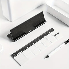 Scaffold Notepad with Ruler Week Planner