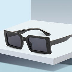 90s Narrow Frame Square Sunglasses Vintage Rectangle Sun Glasses