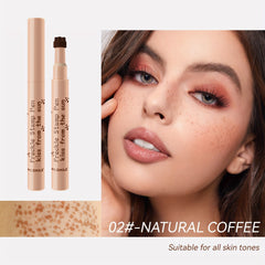 Freckle Pen Waterproof Natural Realistic 4 Colors Enhancing Makeup Look