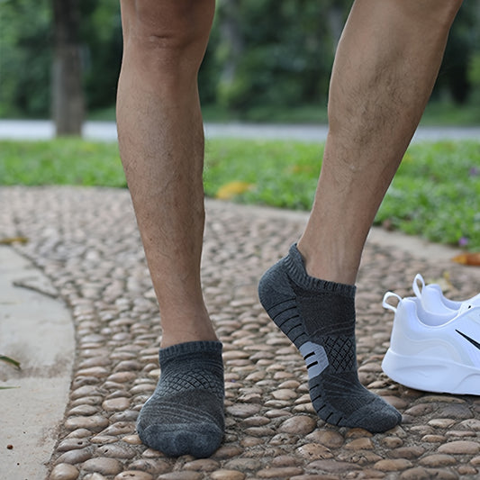 Durable Moisture Wicking Crew Socks for Men