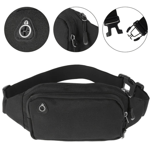 Waterproof Waist Bag for Running and Fitness with Earplug Hole