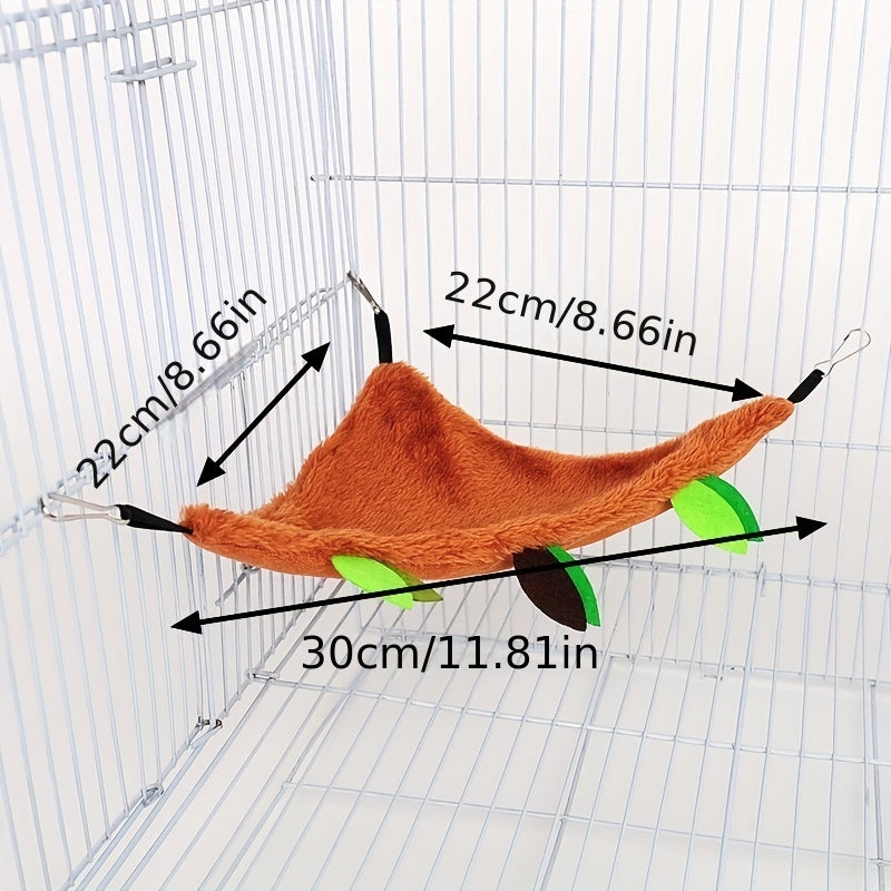 Pet Plush Hammock Hamster Bed Guinea Pig Squirrel Cage Hammock