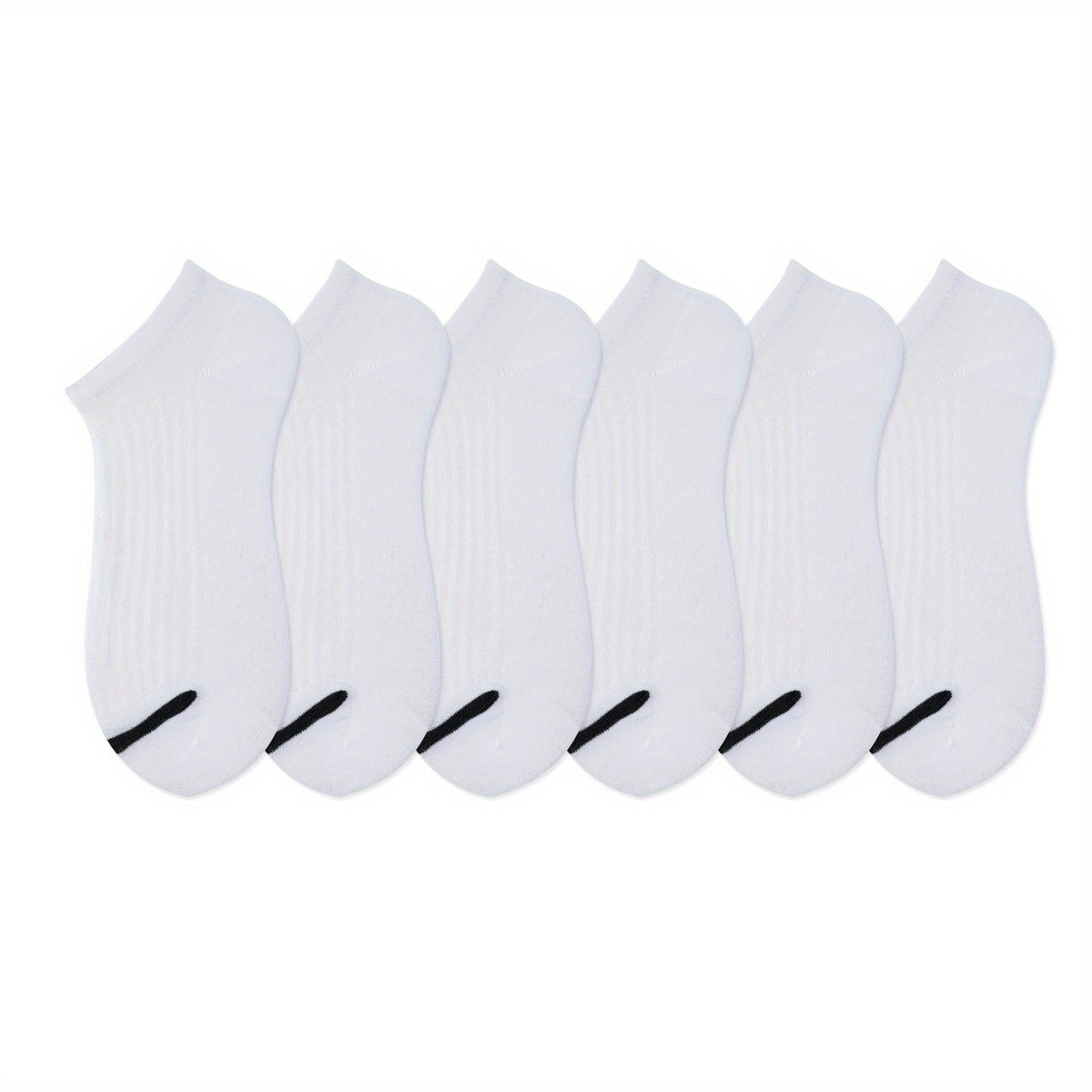 6 Pairs Women's Sports Ankle Socks Breathable & Comfy All Match Stockings