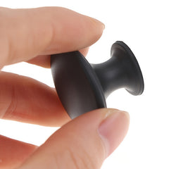 Round Mushroom Single Hole Handle Plastic Drawer Wardrobe Cabinet Door Handle