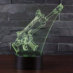 3D LED Night Light Desk Lamp Remote Control 16 Colors for Kids