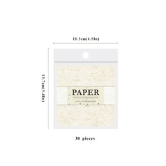 30 Pieces Specialty Paper 11.5x13.7cm for Journal DIY