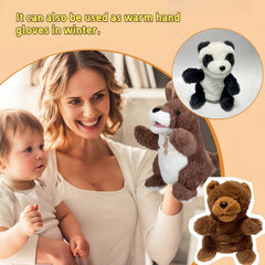 Jungle Animal Puppet Set for Storytelling, Role Playing