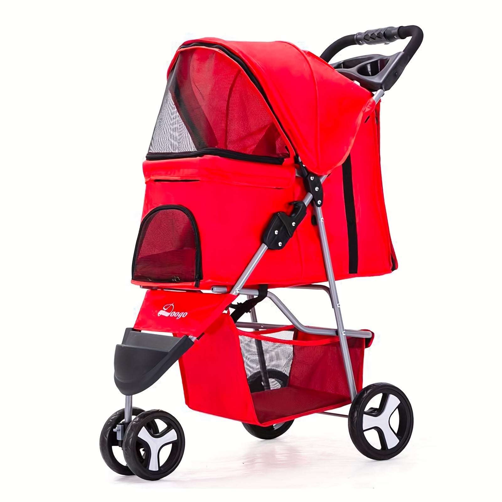 Pet Stroller Dog Cat Cage Jogger Stroller For Small Dogs Cats Travel