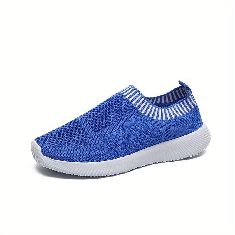 Women's Knit Sock Sneakers Lightweight Slip On Jogging Shoes