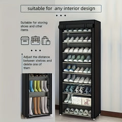 Large Capacity Shoe Cabinet Storage Rack Dustproof Organizer