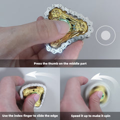 Mechanical Gear Fidget Spinner - Stress Relief Toy