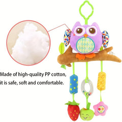 Baby Hanging Rattle Toy - Owl Design