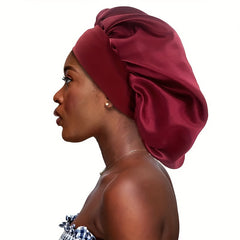 Satin Jumbo Bonnet for Women to Protect Hair