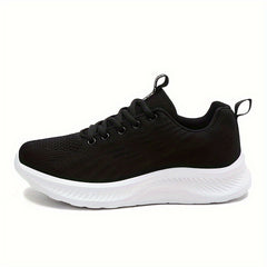 Women's Breathable Running Shoes Mesh Lace-up Athletic Sneakers