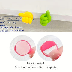 10pcs Car Home Random Thumb Cable Organizer Hook Hub