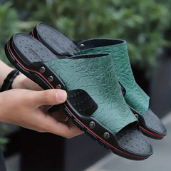 Men's Lightweight Slippers Open Toe Shoes for Outdoor
