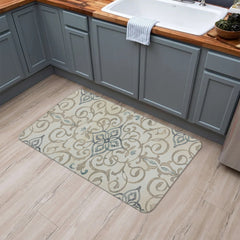 Geometric Print Kitchen Floor Mat Absorbent Non-slip Mat