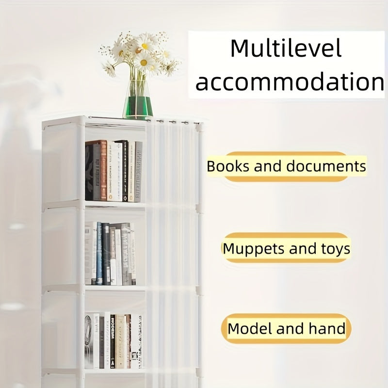 Corner Bookshelf for Small Space Bedroom