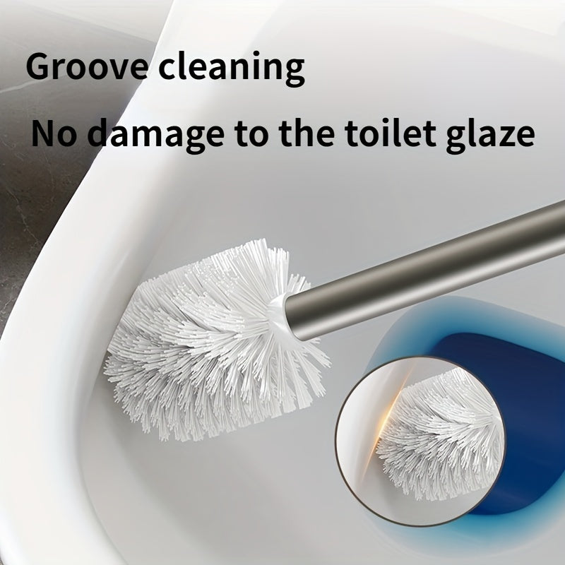 Long Handle Toilet Brush with Holder Box