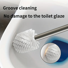 Long Handle Toilet Brush with Holder Box