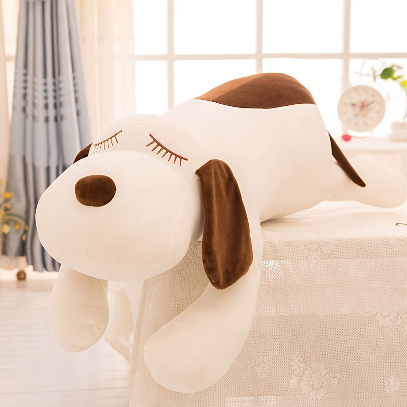 Simulation Lying Dog Plush Toy Sleeping Pillow Long Dog Pillow