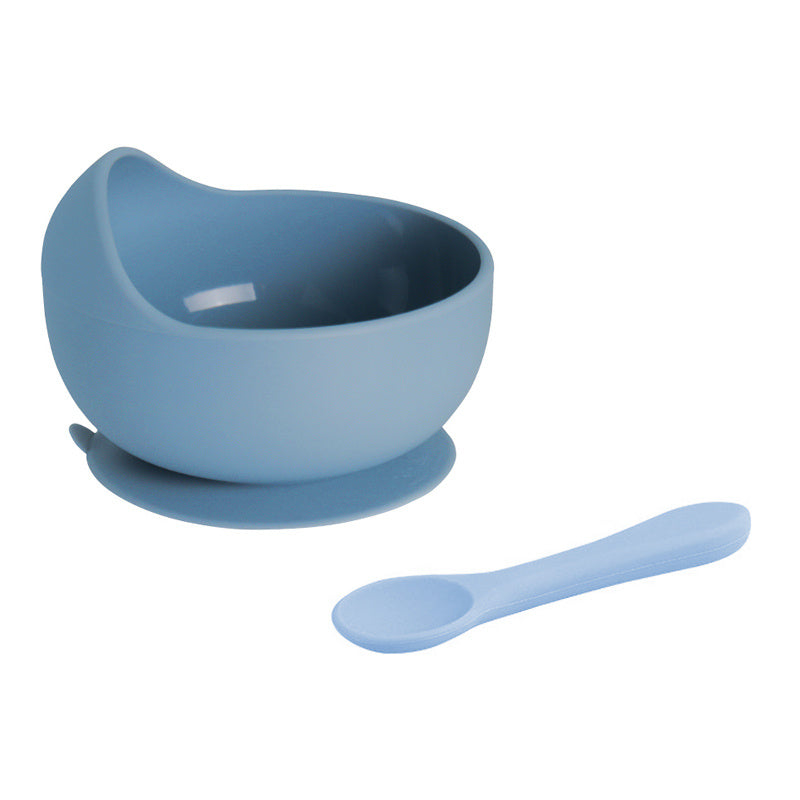 Silicone Bowl & Spoon Set for Safe Feeding