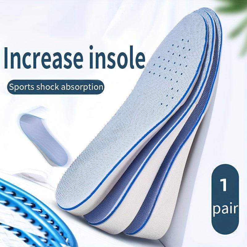 Height Increase Insoles 1Pair Comfortable Shock Absorption Running Insoles