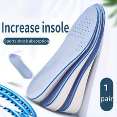 Height Increase Insoles 1Pair Comfortable Shock Absorption Running Insoles