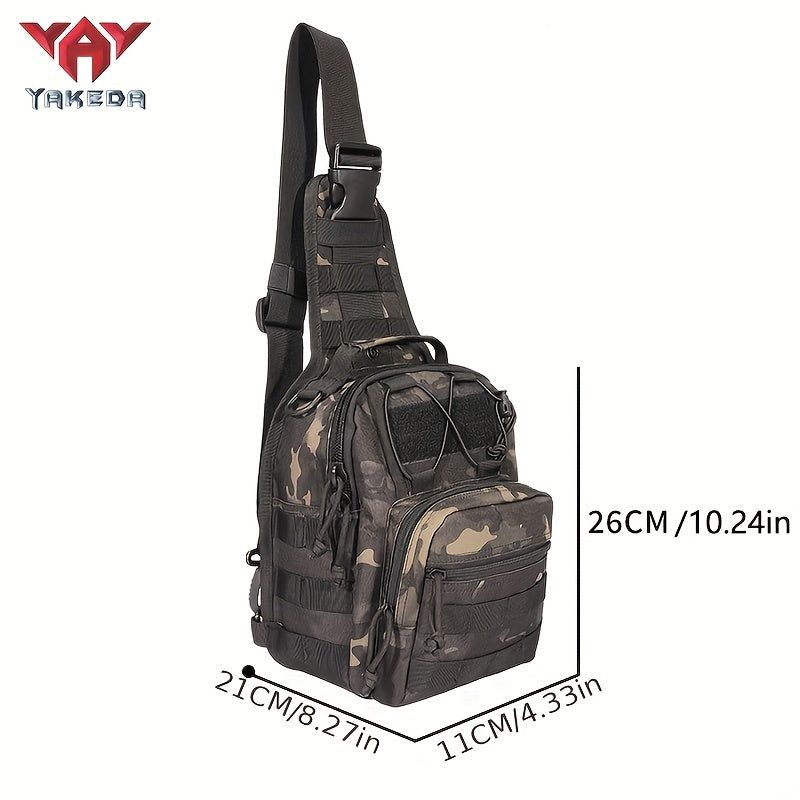 Camouflage Chest Bag Crossbody Bag For Outdoor Camping Hiking