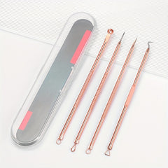 4pcs Acne Removal Needle Pimple Blackhead Remover Tool Blemish Face Skin Care