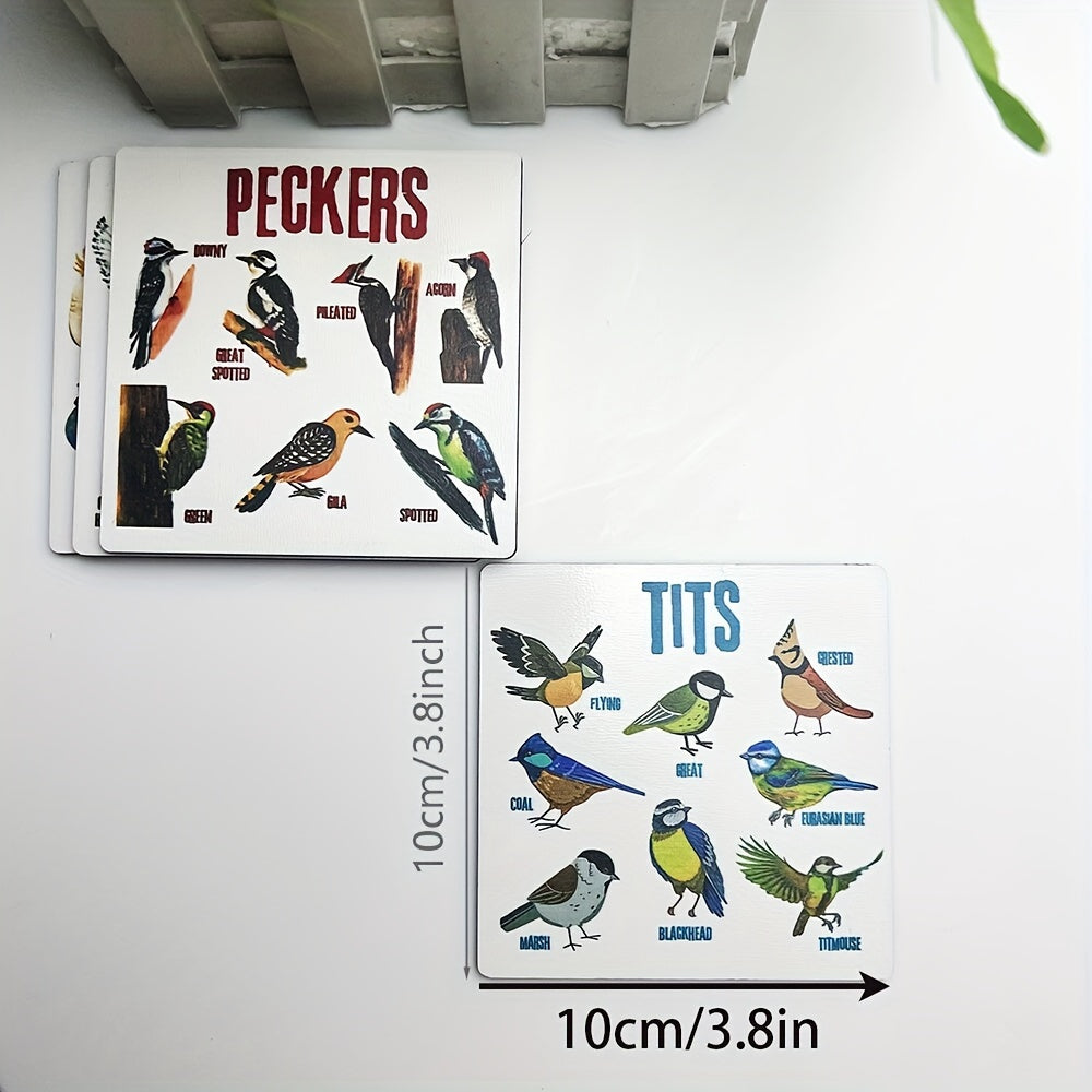 Birds Coaster Home Decoration Christmas Gift