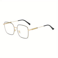 Glitter Rhinestone Square Lens Glasses For Women Men