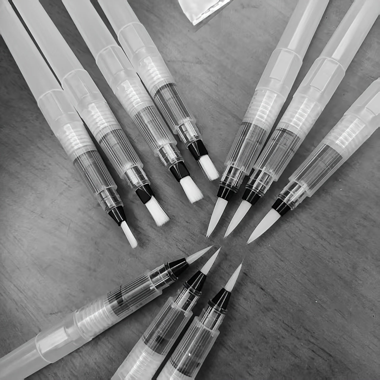 10 Pack Soft Bristle Watercolor Pens Versatile Art & Craft Brushes