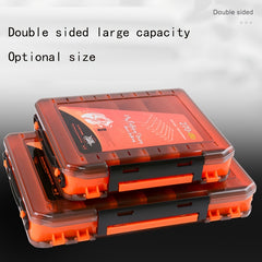 Double Layer Fishing Tackle Box with Multiple Compartments - Portable Organizer