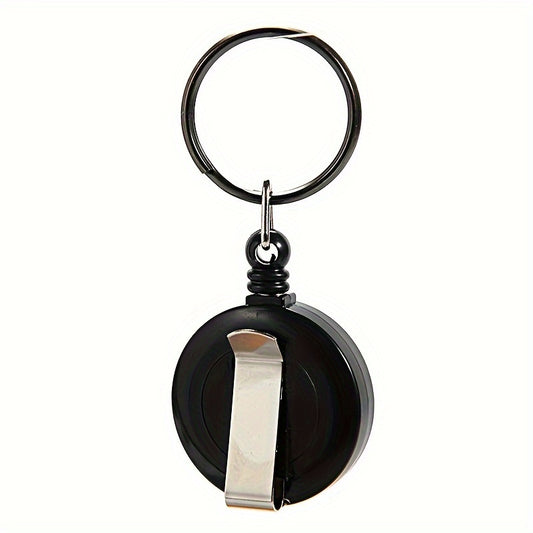 Retractable Lanyard Keychain Telescopic Reel Holder